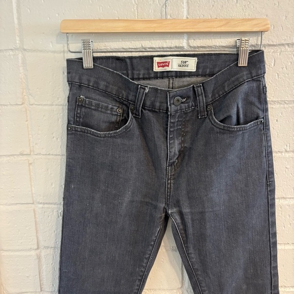 Levi’s 510 skinny jeans in dark grey - Picture 3 of 8